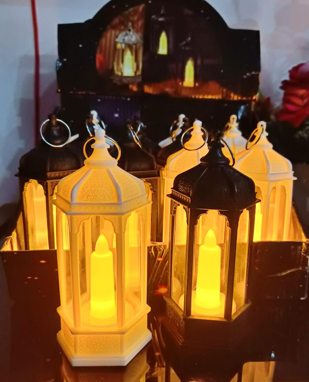 LED Lantern (Size: 6 Inch) (12 Piece Pack) 